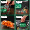 Fruit Ziplock Standing Pouch Bag 100pc