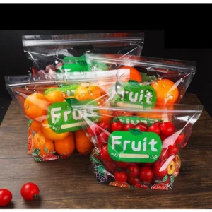 Fruit Ziplock Standing Pouch Bag 100pc