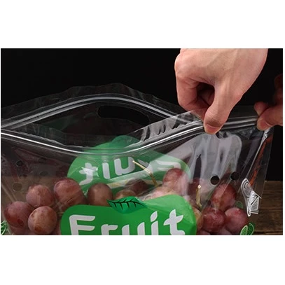Fruit Ziplock Standing Pouch Bag 100pc