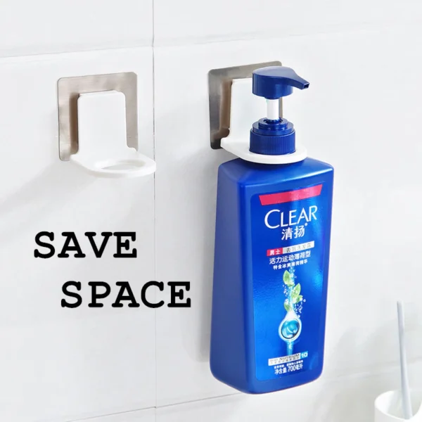 Wall Mounted Shampoo Bottle Holder