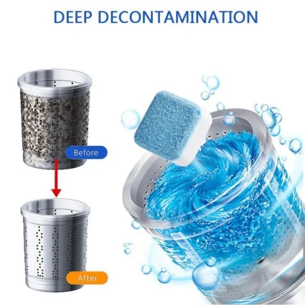 Washing Machine Cleaner Cube Tablet