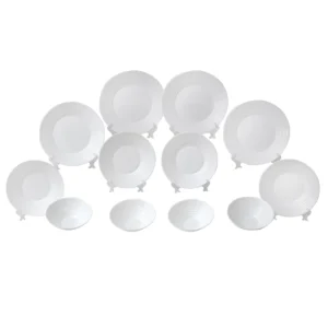 Felli Minea Opal Glass Dinnerware Set