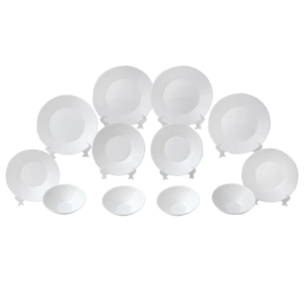 Felli Minea Opal Glass Dinnerware Set