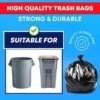 100pcs Heavy Duty Trash Bags 120x140cm