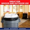 100pcs Heavy Duty Trash Bags 120x140cm