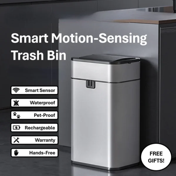 30L Smart Dustbin Automatic Stainless Steel