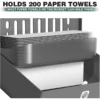 Punch Free Paper Towel Dispenser