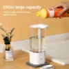 500ml Touchless Automatic Soap Dispenser L7.3cm W7.3cm H20cm