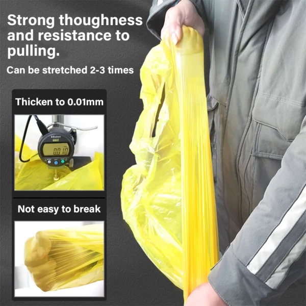 Innohut 200pcs Leakproof Singlet Trash Bag
