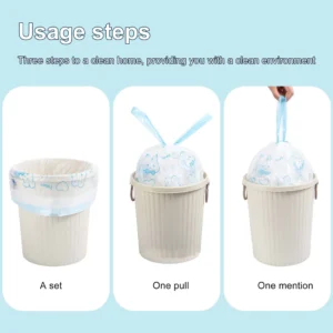 Garbage Bags With Handles 45x45cm