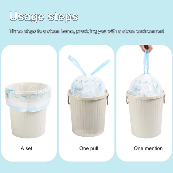 Garbage Bags With Handles 45x45cm