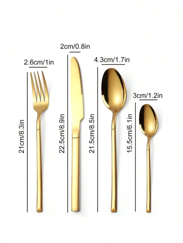 32 Piece Stainless Steel Cutlery Set